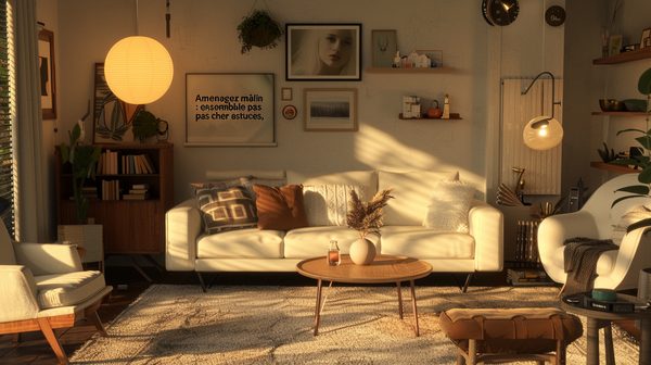 Aménagez malin : ensemble canapé pas cher et astuces